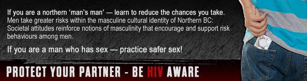 If you are a man who has sex - practice safe sex poster